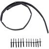 Bediffer Guarnizione del Cofano del Paraurti Anteriore, 68051392AA, 68051392AB, Guarnizione della Guarnizione del Paraurti Anteriore del Cofano Anteriore in Plastica ABS con 13 Rivetti di