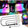 YONGMING Led Auto Interiore RGB Led Strip Light Con Controllo App, USB Striscia Led Auto Decoration, Accessori Auto Per Uomini Donna, Luci Dell'atmosfera Dell'automobile