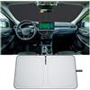 BIXUAN Parasole Parabrezza Compatibile con Ford Kuga 3 MK3 2020-2025 2026 Auto Parasole Copertura per Parabrezza, Ombrellone Pieghevole con Protezione UV Parasole Accessori