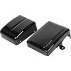 SHMTOOL Pannello di copertura della batteria laterale nero Per Harley Dyna Fat Bob Street Bob Super Glide Wide Glide Switchback 2006-2017