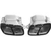 HSKFH Terminale Per Mercedes A45 W176 CLA45 GLA45 2013 2014 2015 2016 2017 2018 Punta Del Silenziatore Ugello Accessori Auto Punte di Scarico(Nero)