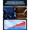 Ruiya 2026 Upgrade Ombrello Parasole Auto Parabrezza Compatibile con Mercedes-Benz GLA GLB 2020-2026 | EQA EQB 2022-2026, Parasole Anteriore Pieghevole Protezione UV, Accessori Auto GLA