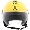 BHR Casco Demi-Jet 835 SPECIAL - Casco Scooter Omologato ECE 22.06 con Visiera a Occhiale Antigraffio - Sgancio Micrometrico e Guanciali Removibili - BHR Yellow XL