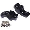 Generico parti Moto Manubrio Riser Bar Mount Maniglia Morsetto Per YAMAHA Tracer 900 900GT MT09 FJ09 2015-2021(Nero)