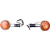aVDB-moto Coppia Frecce Anteriori Freccia compatibile con YAMAHA VIRAGO 125 XV125 / S 1997-2000, VIRAGO 250 XV250 / S 1992-1999, VIRAGO 250 XV250 2001-2008, VIRAGO 535 XV535 / S 1989-2000 (Arancione)