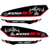 YDYBDA Adesivi In vinile Per Paramani Per Moto Per QJMotor SRT600SX 2025 QJ Motor SRT 600 SX 600SX Accessori Per
