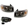EASYSHOP24H Set Fari Anteriori Transit 2000-2006 H4 con Regolazione