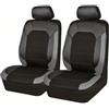 HJXCFUCDV Coprisedili Auto Anteriori, per Smart fortwo, 450 451 e 453 Protettore Sedile Traspirante Pelle PU Accessori Interni Set Pezzi 2,A