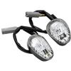 VBVKEPENDZ Indicatori Di Direzione Per Yamaha Accessori Moto LED Montaggio A Incasso Indicatori Di Direzione Luce Per YZF R6 R1 2008 2007 2006 2005 2004(Chiaro)