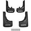 accessorypart Compatibile con Renault Scenic 1996-2023 Parafanghi anteriore + posteriore 4 pezzi KIT
