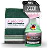 autopflege Dr. Wack A1 ALL IN ONE Care & Protect Spray + 5 panni in microfibra | Sigillati con forte effetto perlato | Per tutte le superfici esterne come vernice plastica cerchi e vetro