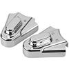XMMT Coperchi phantom dell'asse posteriore cromati per Harley Softail Standard Heritage Night Train FXST FLST 1986-2007