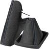 L & P Car Design Cuffia cambio e Freno a mano compatibile con Opel Astra H 2004-2010 - nero blu - vera pelle - leva cambio manuale - (A0018-4)