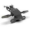 KIFWGIH Porta Targa Moto Supporto Targa Per MT09 Per MT07 Per TRACER 900 700 GT 7GT 9GT Per FJ09 2025 Moto Tail Tidy Eliminator Supporto Targa(Black with two lamp)