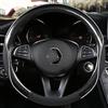 RongJ Copertura Volante Copertura Volante Dell'automobile Per Renault Per Scenic Per Clio Per Laguna 2 3 4 5 Per Kangoo Per Fluence Per Megane Coprivolanti (Colore : BLACK O SHAPE)