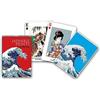 Piatnik - Gioco singolo Japanese Prints, rosso/gita, tinta unita (Getaway Solids)