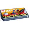 HABA Cars 2013816001 - Set di 2 Auto Giocattolo con Motore oscillante e Scala, Ciondolo con Sfera d'Acqua, Frizione Magnetica, Giocattolo educativo per Bambini dai 2 Anni in su, 2013816001