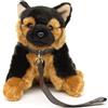 Uni-Toys - Cucciolo di pastore tedesco, seduto - con guinzaglio - 18 cm (altezza) - cane di peluche, animale domestico - peluche