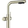 BLANCO CHOICE Icona-L | Rubinetto da cucina all-in-one in acciaio inox satinato oro | escluso unità di trattamento dell'acqua CHOICE.ALL | acqua refrigerata in still, media, frizzante e calda | [16 x