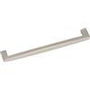 OBF Grimme 72266818 - Maniglia per mobili Ellef (Barell), larghezza 172 mm, effetto acciaio inox ZN opaco, colore argento, distanza tra i fori 160 mm