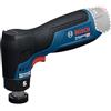 Bosch Professional 12V System Levigatrice rotoorbitale a batteria GEX 12V-32 (incl. platorello di supporto in velcro da 32 mm, platorello di supporto adesivo da 32 mm)