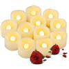 Usmlicer 12 candeline a LED, candele elettriche, alimentate a batteria, senza fiamma, per esterni, luminose, per campeggio, matrimoni, festival, decorazioni per la casa