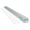 KOLORENO Plafoniera Stagna LED 120 cm con Tubi 2x18W 4500K Luce Naturale, Lampada da Soffitto per Garage, Magazzino, Officina, Cantina, Corridoio e Ambienti Tecnici