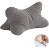 DBAATTZ Cuscino per Ossa da Lettura, Cuscino da Lettura, Cuscino Cervicale Ergonomico per Rilassarsi, Cuscino Cervicale Lavabile, Supporto Flessibile per Libri, E Book, per Camera da Letto(Grigio)