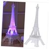 Toddmomy Luce Notturna a LED Torre Eiffel Lampada che Cambia Colore Alimentata da Batterie Incluse Decorazione per Feste e Matrimoni Dimensioni 12