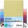 etérea Himmlische Qualität etérea Jersey lenzuolo con angoli 200x220-200x220cm Menta Epaisseur 15-25 cm - 100% Cotone - Oekotex materasso Letto copripiumino - lenzuola 200x220cm - 200x220cm Verde