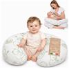 The Double Twenty Cuscino Allattamento in Fiocco di Memory Foam - Federa Ipoallergenica Sfoderabile - Supporto Ergonomico Morbido e Avvolgente, Certificato OEKO-TEX e Made in Italy
