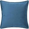 Morbidissimi - Set 2 Fodere Copricuscino Arredo Danae in Velluto 50x50 cm Blu, Cuscini Decorativi con Cerniera Nascosta, Tinta Unita per Divano Letto Poltrona, Senza Imbottitura AC212