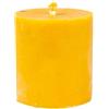 BeesWax - Candele artigianali 100% cera d'api naturale, senza fumo, stoppino in cotone, lunga durata, 6 misure, idea regalo e decorazione, Made in EU (Dimensione XS2: ca. 6,7 cm x 6 cm)