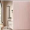 DSSHENGDS Tenda da Doccia a Fisarmonica Pieghevole Magnetica Anti-Spruzzi, Tenda divisoria per casa, Hotel, Bagno-Pink- 200x200cm