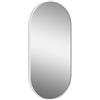 BD ART Specchio ovale 50 x 100 cm bianco MDF per soggiorno ingresso corridoio