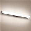 OOWOLF 80CM Lampada da specchio per bagno - 30 W Luce Naturale 4000K IP44 Impermeabile Luce Specchio LED Applique Bagno Specchio Moderno Illuminazione
