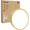 Peasur Plafoniera LED Soffitto, 3000/3500/4000/5000/6500K 15W IP54 Impermeabile Lampada da Soffitto, Sottile Plafoniera Bagno per camera da letto, Cucina, Soggiorno, Balcone, Ø18cm