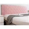 JORTUIO Copertura Testiera Letto Matrimoniale/Singolo Imbottito Copri Testata Letto Una Piazza E Mezza Tessuto,Universale Copritestata Fodera Testiera Letto Fodera Elastica Velluto Protezione ( Color : #4 , S