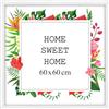 MG Design Cornice 60x60 cm - colore Bianco, in legno, con vetro acrilico - da appendere in verticale o in orizzontale, senza sfondo, per foto, poster, puzzle
