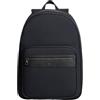 Tommy Hilfiger Uomo Zaino Repreve con Tasca Esterna, Nero (Black), Taglia Unica