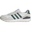 adidas Uomo Run 60S 4.0 Shoes, Ftwr White/Collegiate Green/Grey One, 42 2/3 EU