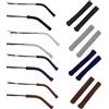 YNR 4 Paia Copertura Aste per Occhiali Ferma Occhiali Copri Aste in Maglia per Occhiali Accessori Antiscivolo per Occhiali Antiscivolo per Occhiali da Sole Occhiali da Lettura