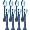 Generico 8 testine di ricambio, compatibili con gli spazzolini elettrici Oclean X PRO Elite/Flow/F1/One/X/All Series(8 pcs grey)