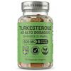 NOOP Turkesterone 400 mg, Integratore Testosterone Uomo, Booster Massa Muscolare e Forza - Radice di Maral, Vegano, Prodotto in Svezia - 60 Capsule