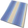 Generico Tenda Sole Strisce Esterno Balcone Terrazzo Veranda Gazebo Portico con Anelli e Ganci per Applicazione, Resistente e Lavabile, 100% Poliestere Durevole, Tinta Righe (145x250, Beige_Blu)