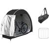 Générique Tenda di stoccaggio per 2 o 3 biciclette, in tessuto Oxford 210D con porte, resistente all'acqua alla polvere, capannone da esterno per moto, attrezzi da giardino, tosaerba