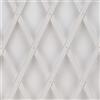 TENAX Treplas 1,00x1 m, Bianco, Traliccio Estensibile in PVC per Sostegno a Muro di Fiori e Piante Rampicanti