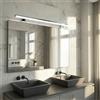 Lampada LED da Specchio 78cm 14W Cromata IP44 Tripla Installazione Colore Bianco Caldo 3.000K