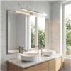 Lampada LED da Specchio 50cm Cromo 8W IP44 Tripla Installazione Colore Bianco Freddo 6.000K