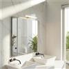 Lampada LED da Specchio 35cm 4W Bidirezionale IP44 Tripla Installazione Colore Bianco Naturale 4.000K